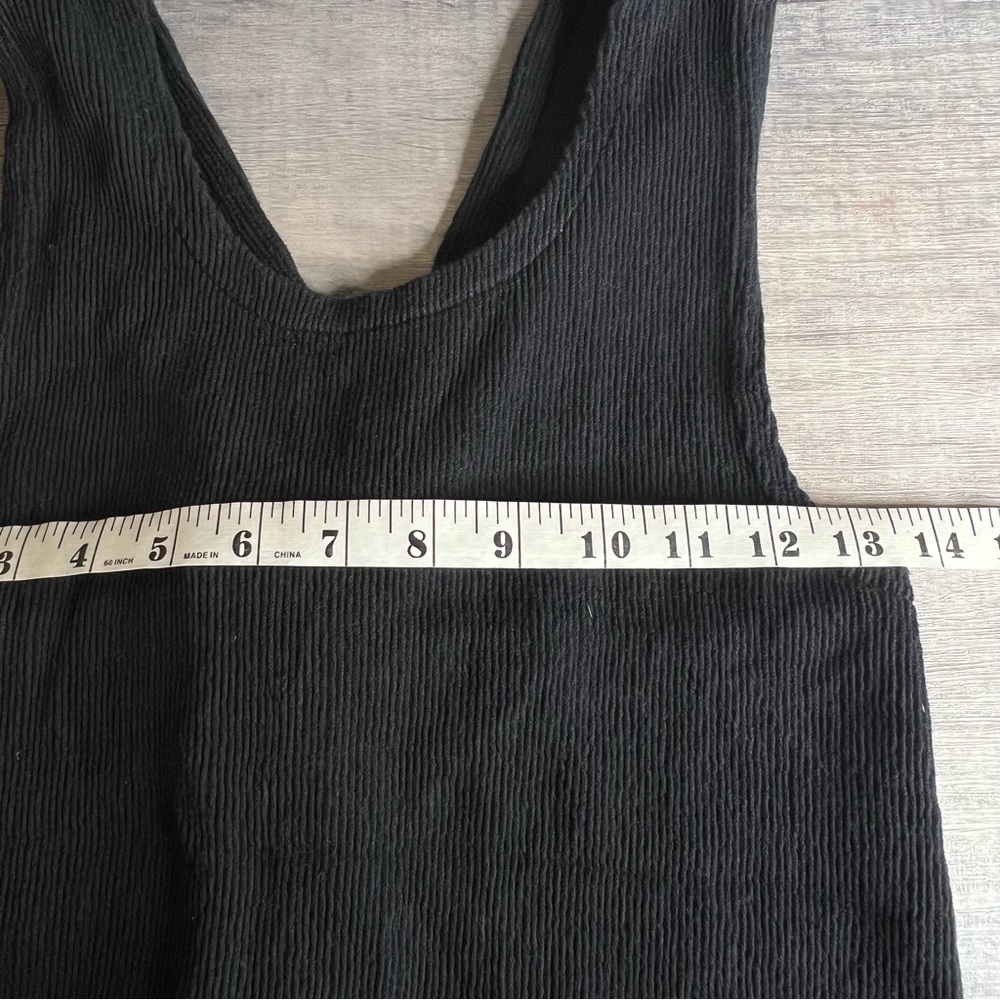 Madewell Open Back Ribbed Top Small - Picture 3 of 5